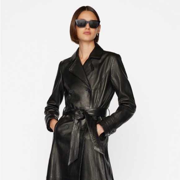 London Fog Genuine Leather Coat Womens - Picture 1 of 9